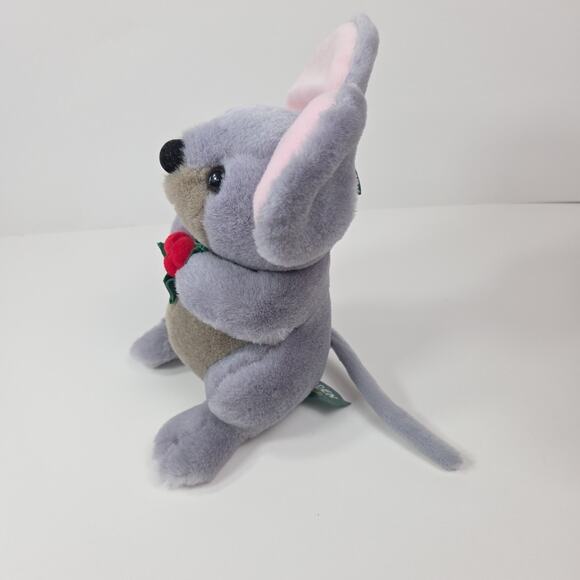 Commonwealth Snowden Gray Mouse Plush 10 Inch Vintage 1998 Stuffed Animal Toy - Picture 5 of 14
